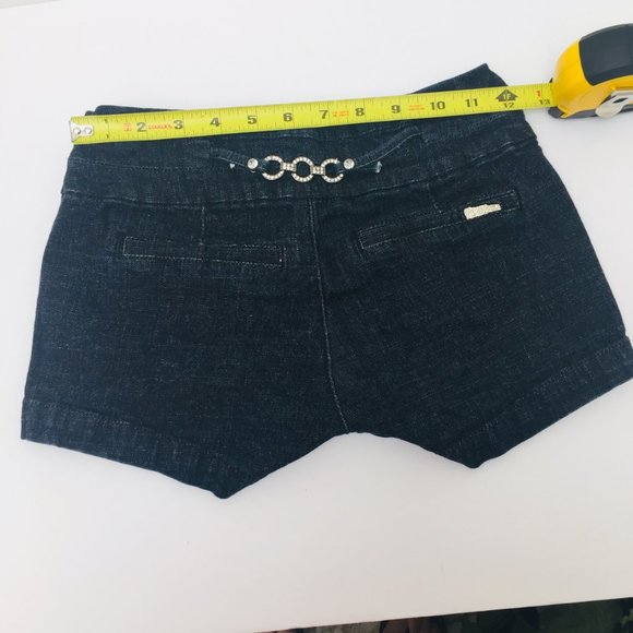 It's Me Denim Shorts Womens 3 Jewel Pattern - Picture 7 of 7